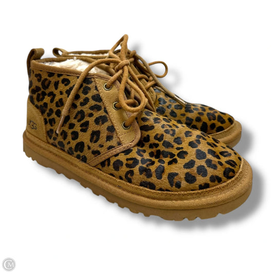 Boots Designer By Ugg In Animal Print, Size: 8