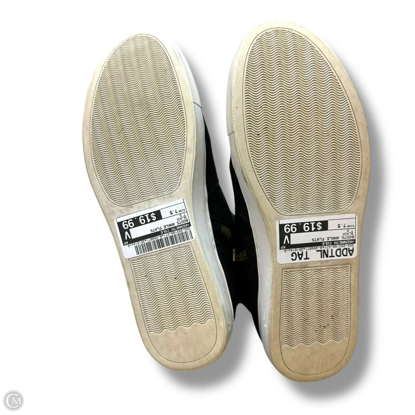 Boots Ankle Flats By Kenneth Cole In Black, Size: 7.5