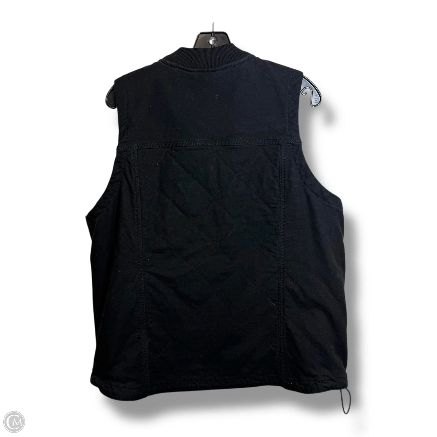 Vest Puffer & Quilted By Carhartt In Black, Size: Xl