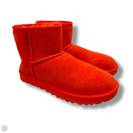 Boots Designer By Ugg In Orange, Size: 8