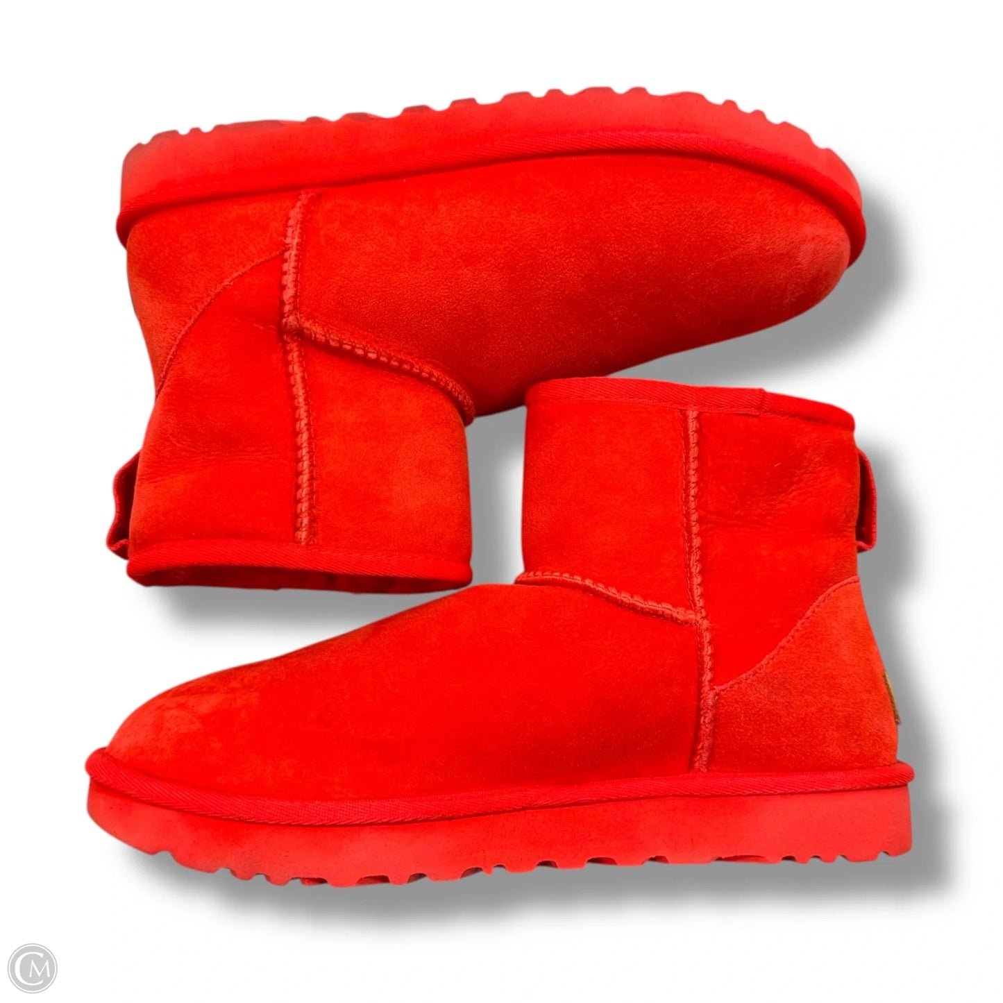 Boots Designer By Ugg In Orange, Size: 8