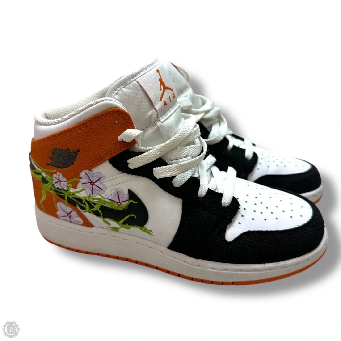 Shoes Athletic By Nike In Floral Print, Size: 6Youth /7.5 Women’s