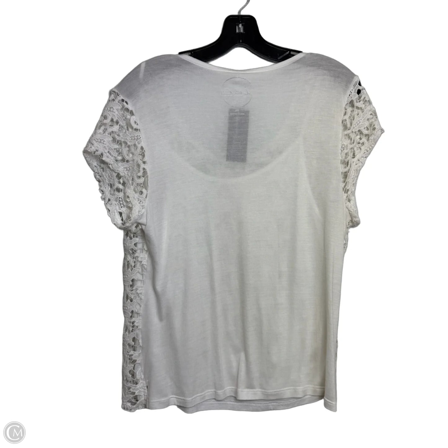 Top Sleeveless By Inc In White, Size: L