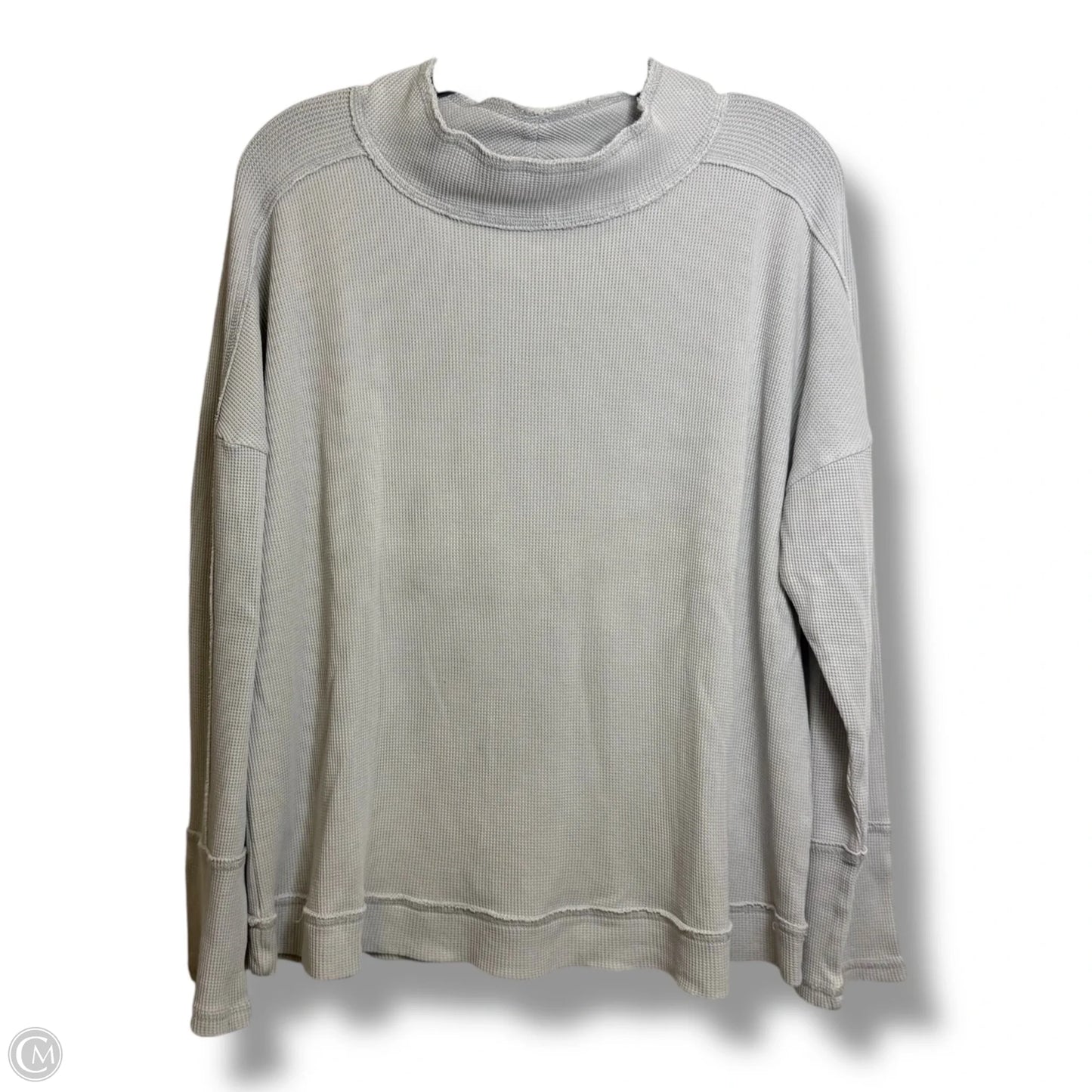 Top Long Sleeve By Habitat In Grey, Size: L