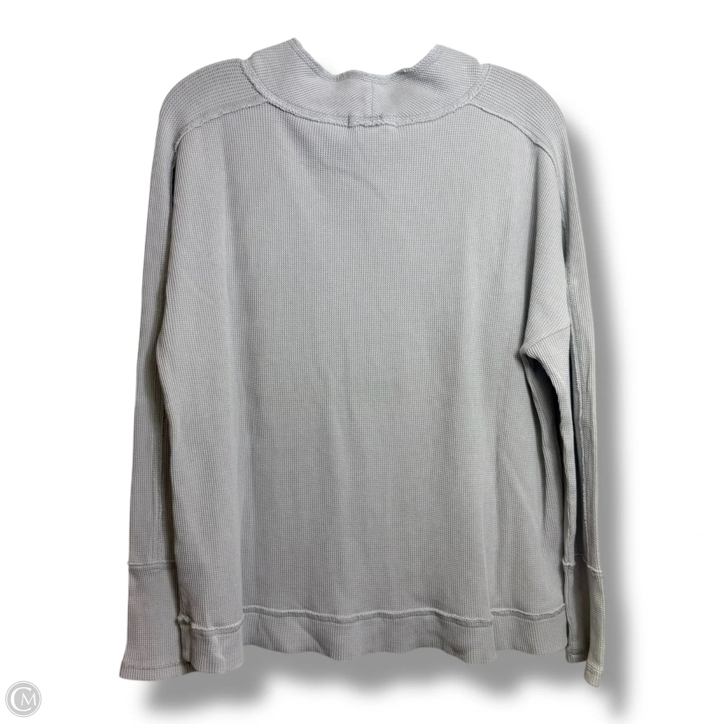 Top Long Sleeve By Habitat In Grey, Size: L