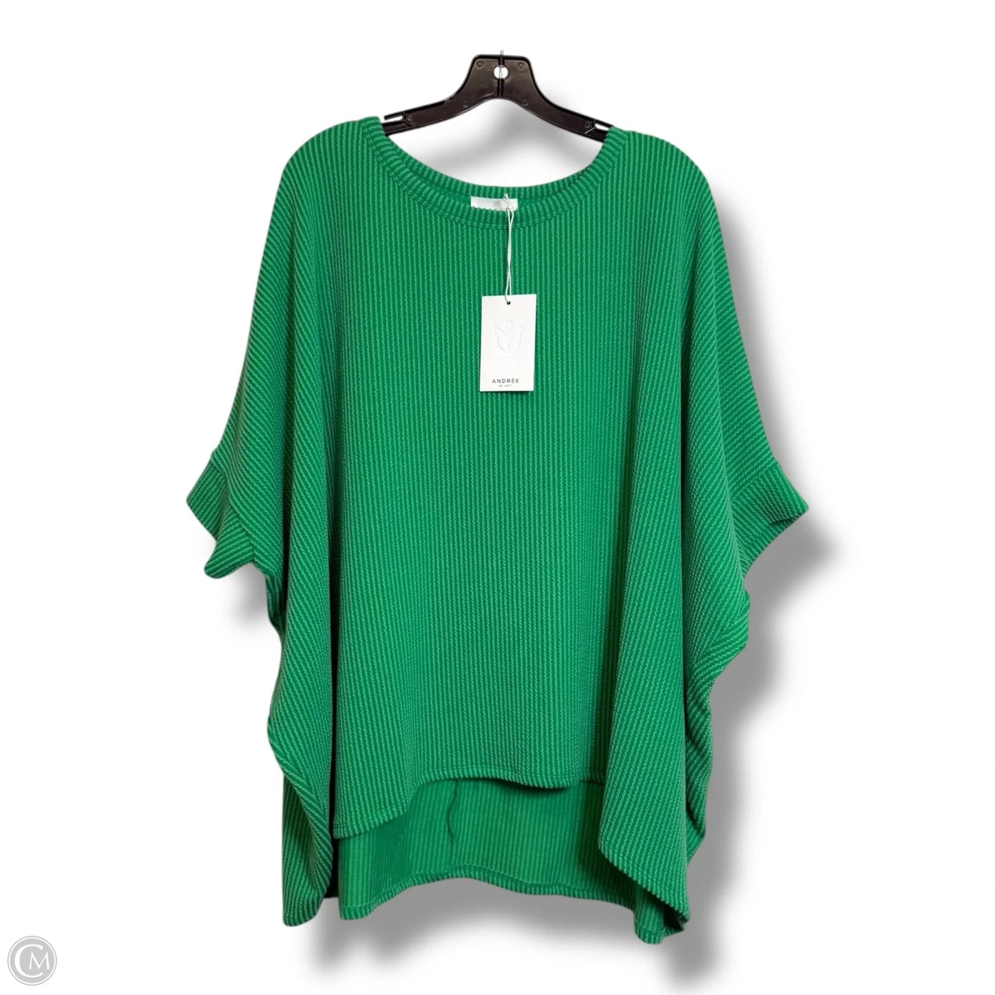 Top 3/4 Sleeve By Andree By Unit In Green, Size: Xl