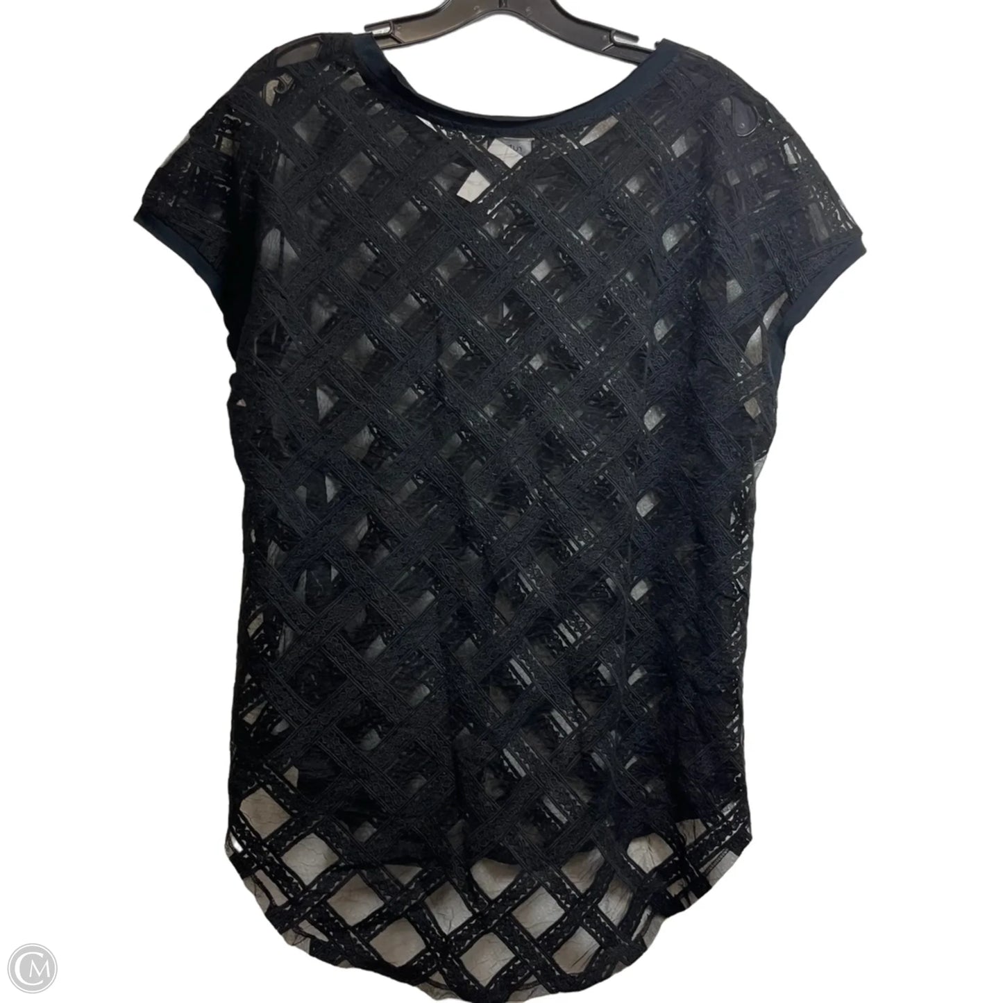 Top Short Sleeve By RUTI In Black, Size: S