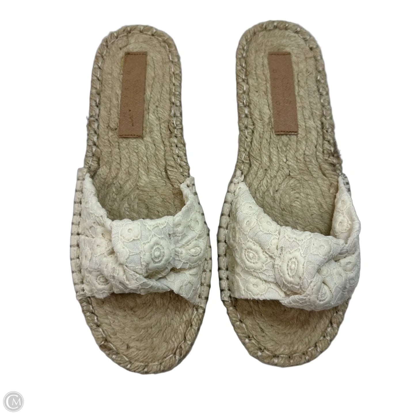 Sandals Flats By Asos In Cream, Size: 8.5