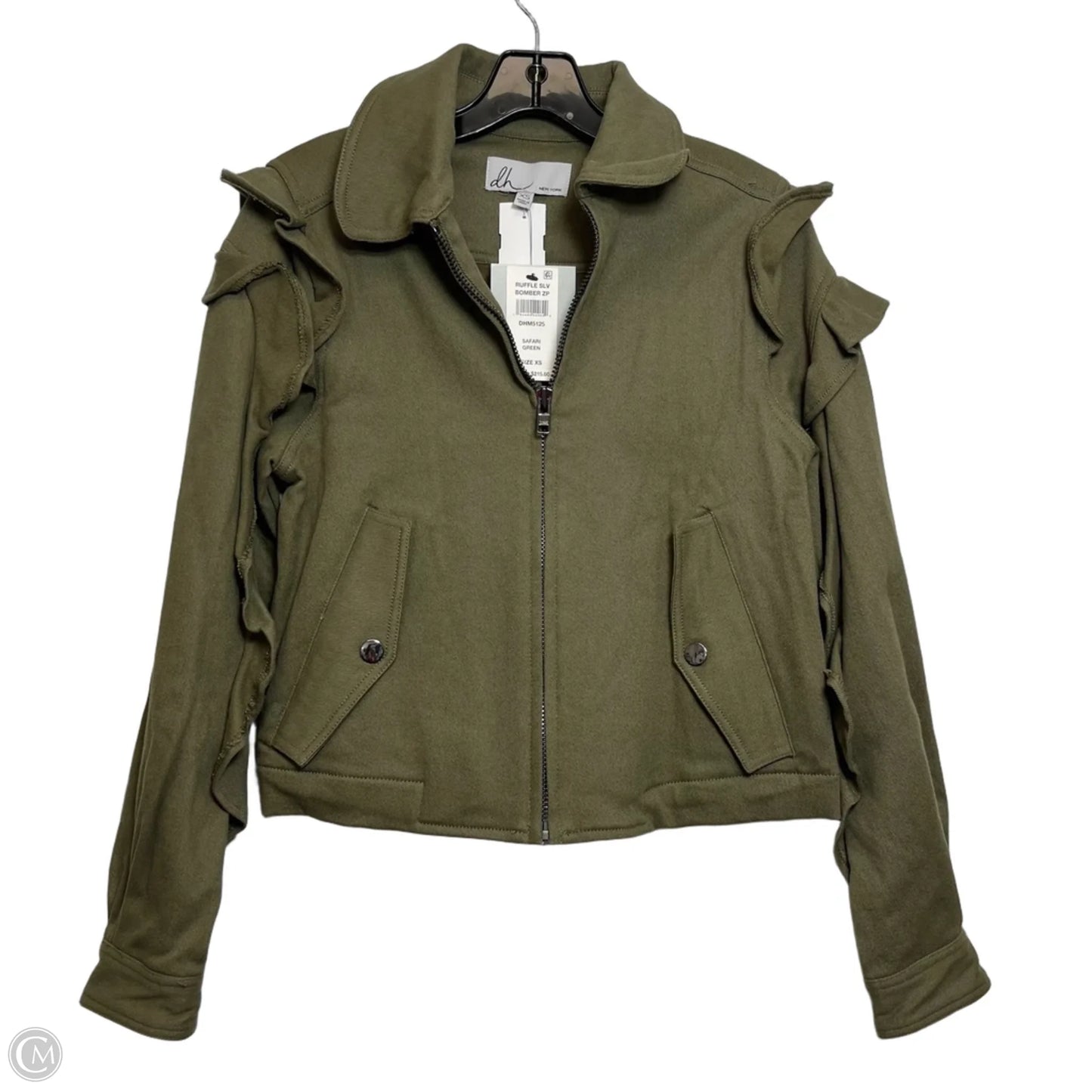 Jacket Denim By Cma In Green Denim, Size: Xs