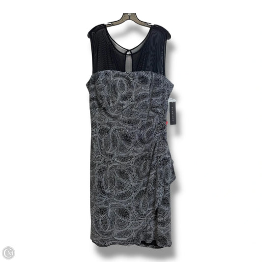 Dress Party Midi By Scarlett In Black, Size: 18
