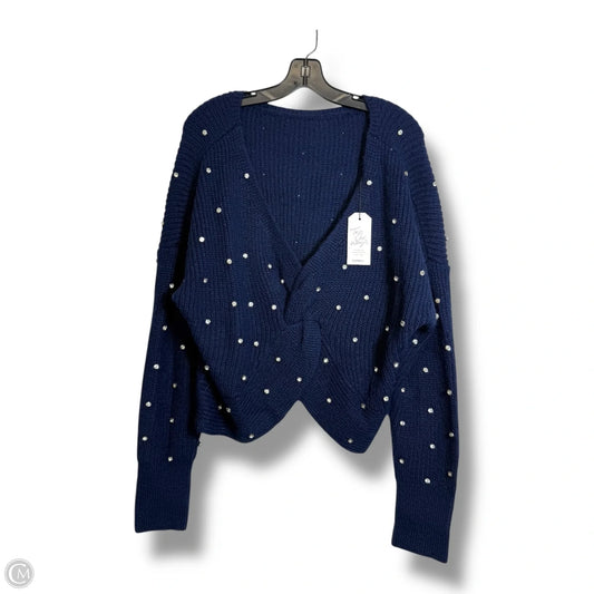 Sweater By Express In Navy, Size: L