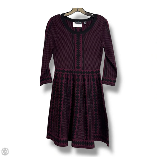 Dress Casual Midi By Nina Leonard In Multi-colored, Size: S