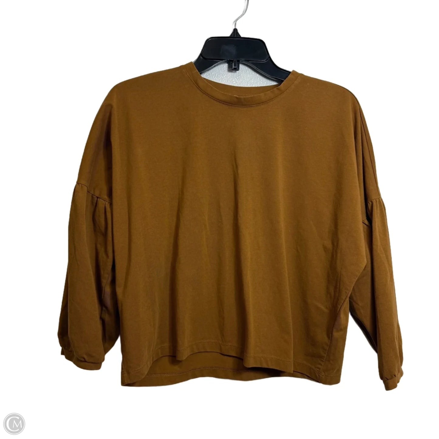 Top 3/4 Sleeve By Madewell In Yellow, Size: Xs