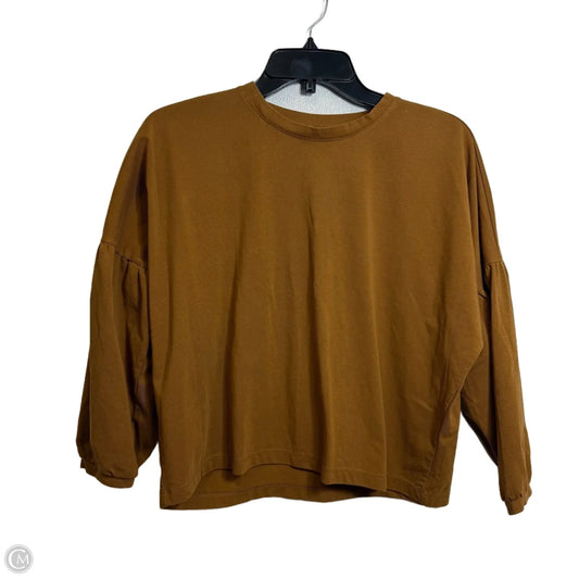Top 3/4 Sleeve By Madewell In Yellow, Size: Xs