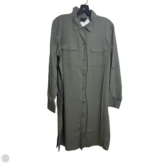 Dress Casual Midi By J. Jill In Green, Size: M