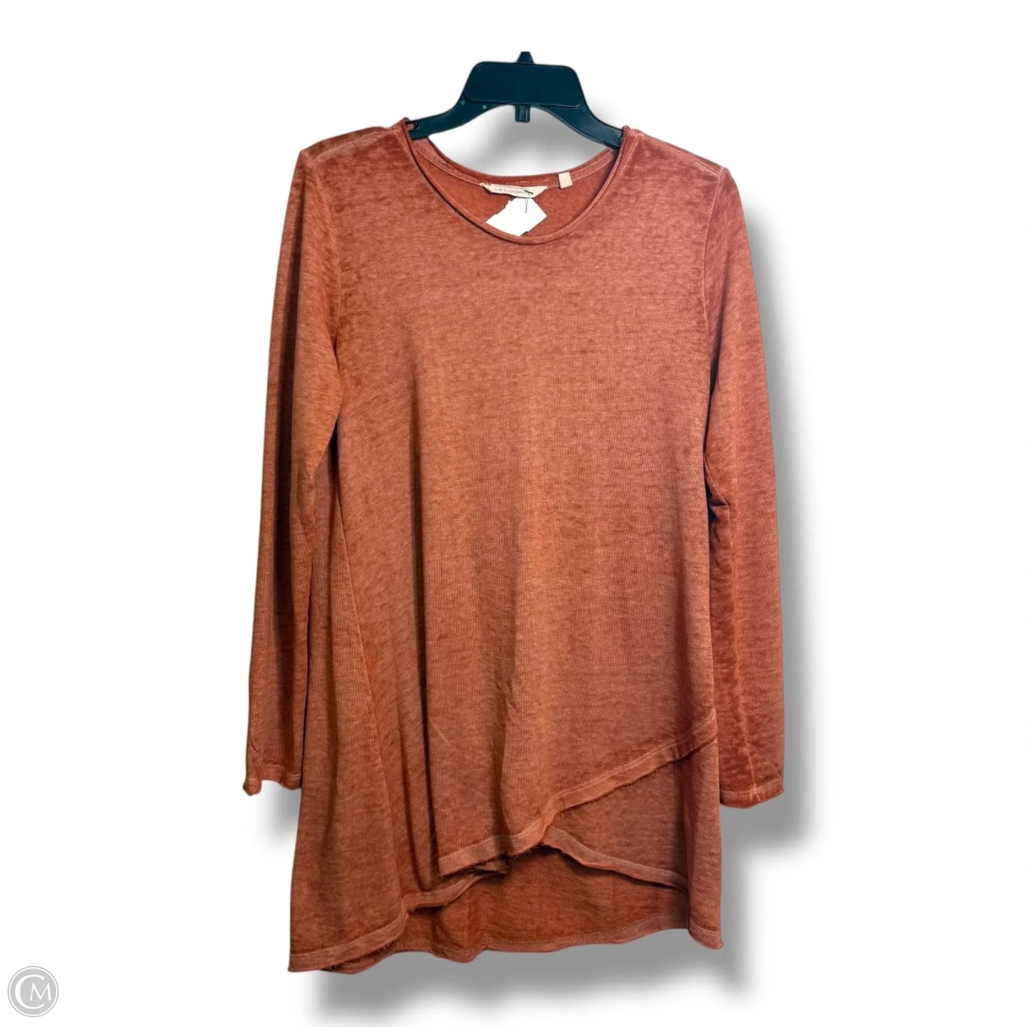 Top Long Sleeve By Soft Surroundings In Orange, Size: S