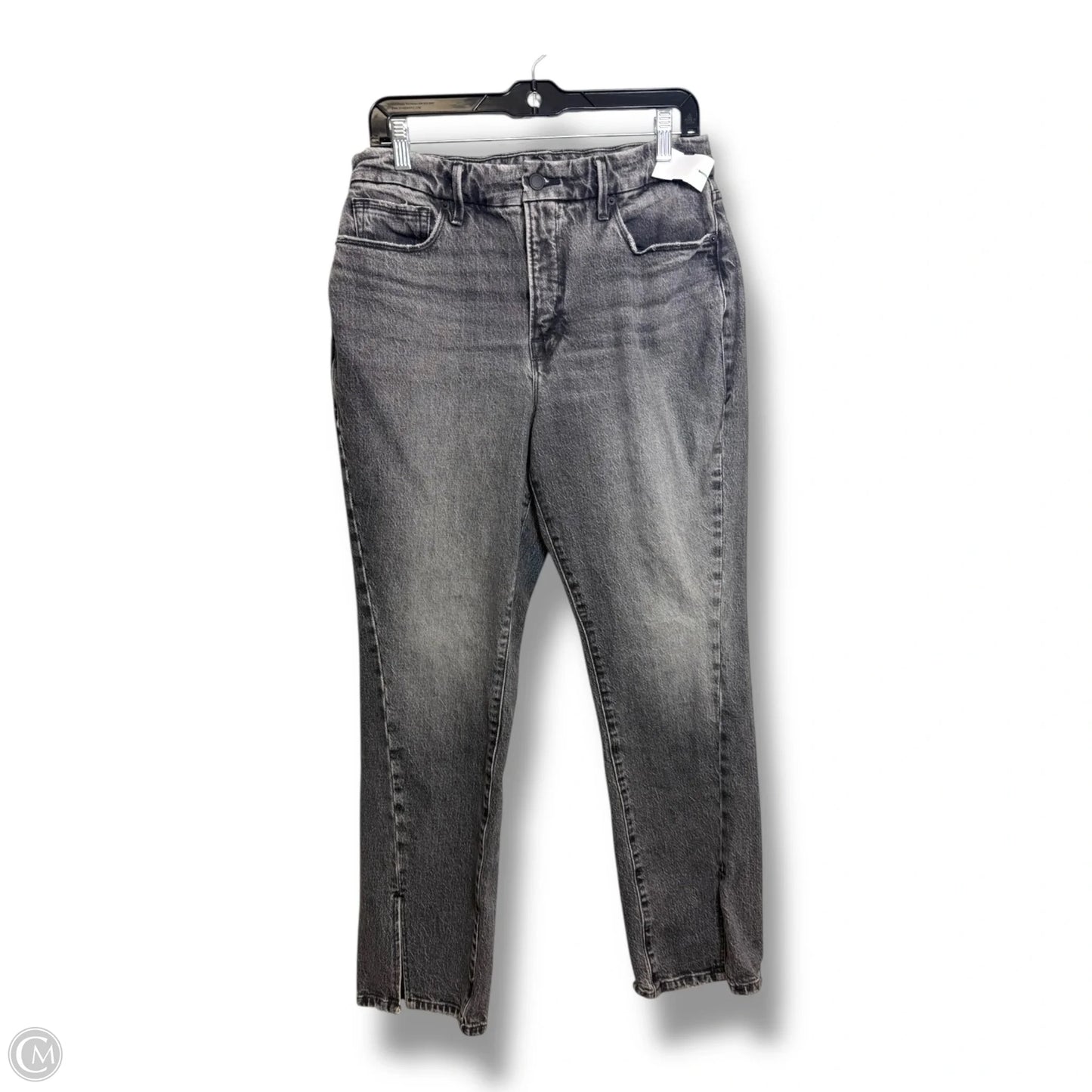 Jeans Boot Cut By Good American In Black Denim, Size: 6