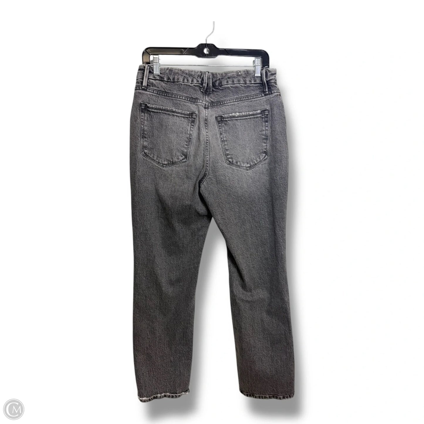 Jeans Boot Cut By Good American In Black Denim, Size: 6