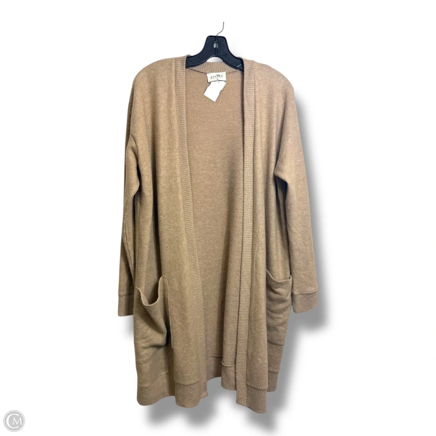 Cardigan By Clothes Mentor In Beige, Size: M