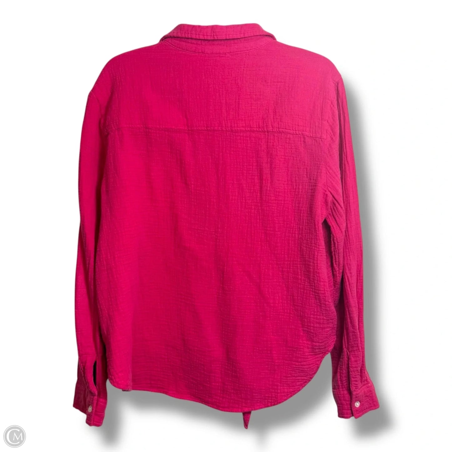 Top Long Sleeve By Beachlunchlounge In Pink, Size: L