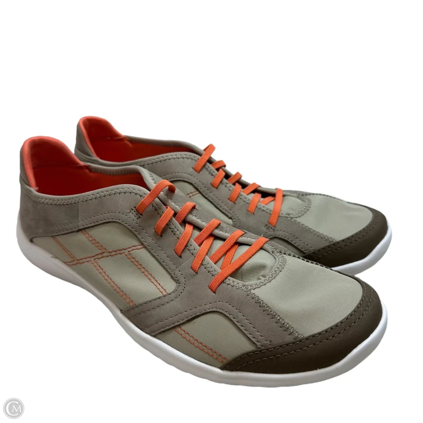 Shoes Sneakers By Clarks In Brown, Size: 8.5