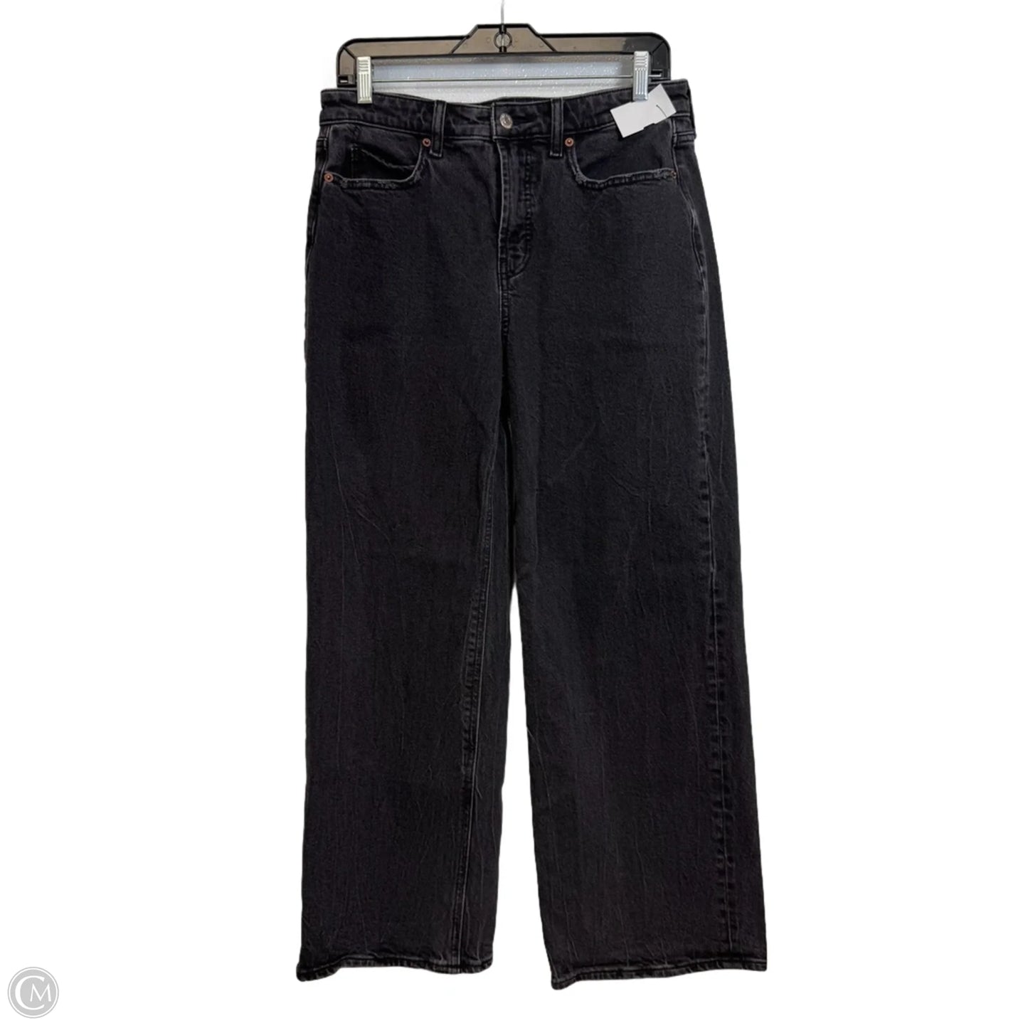 Jeans Wide Leg By Old Navy In Black Denim, Size: 6