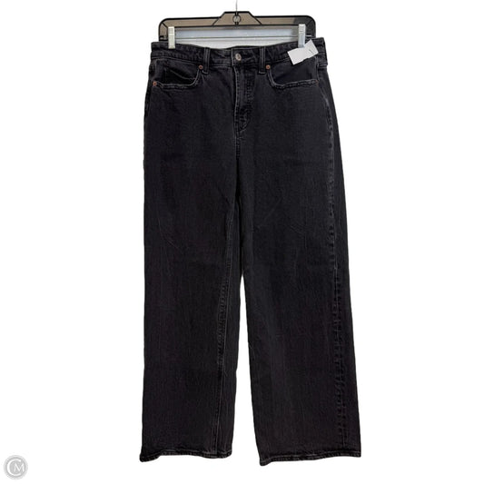 Jeans Wide Leg By Old Navy In Black Denim, Size: 6