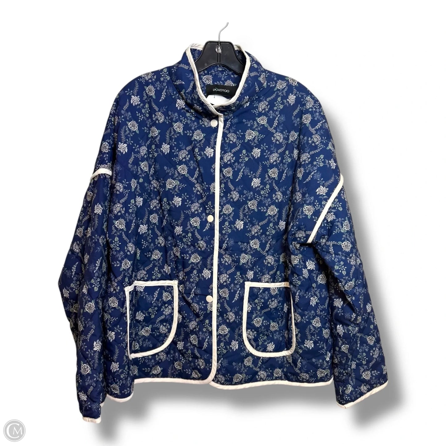 Coat Puffer & Quilted By Dokotoo In Paisley Print, Size: Xl