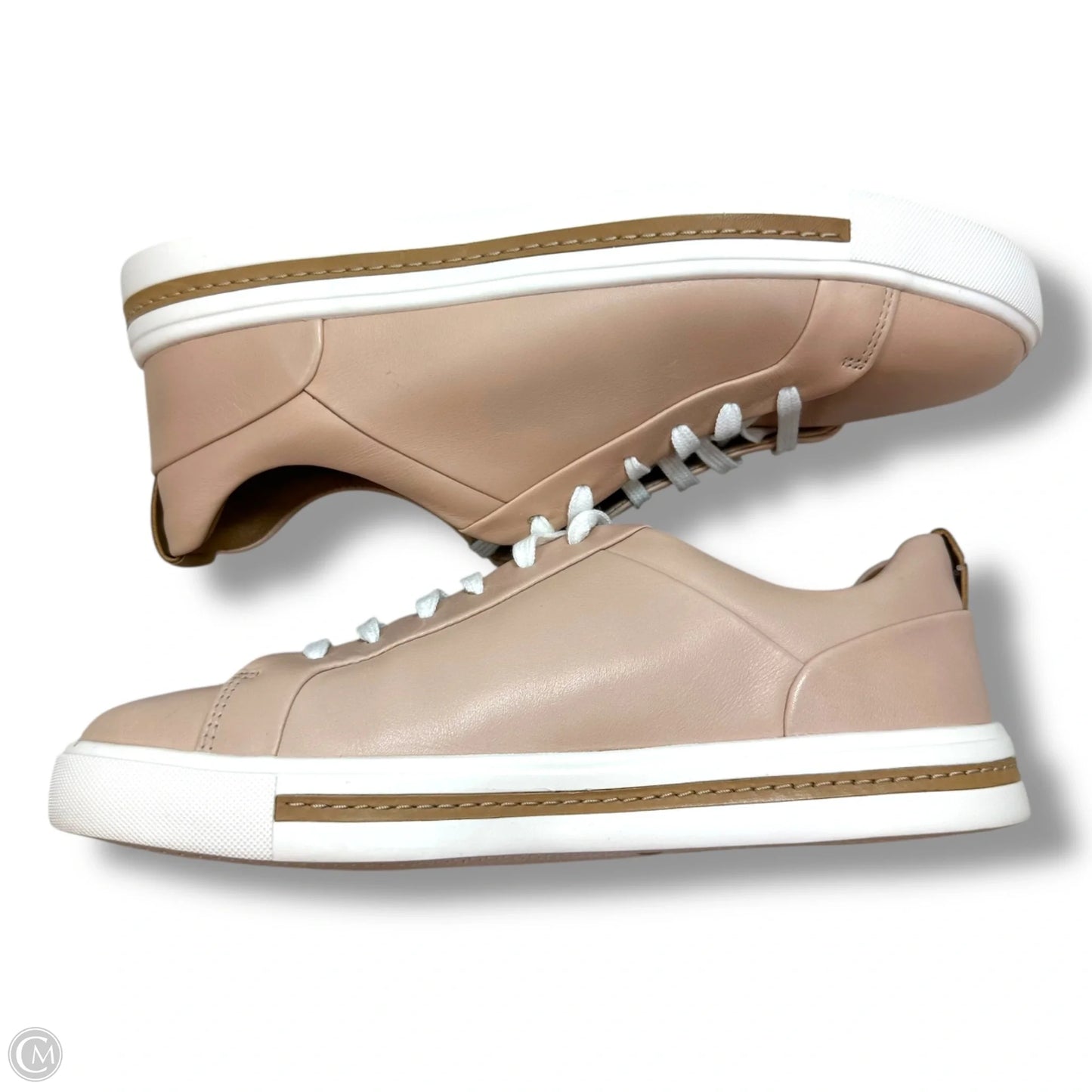 Shoes Sneakers By Clarks In Pink, Size: 8