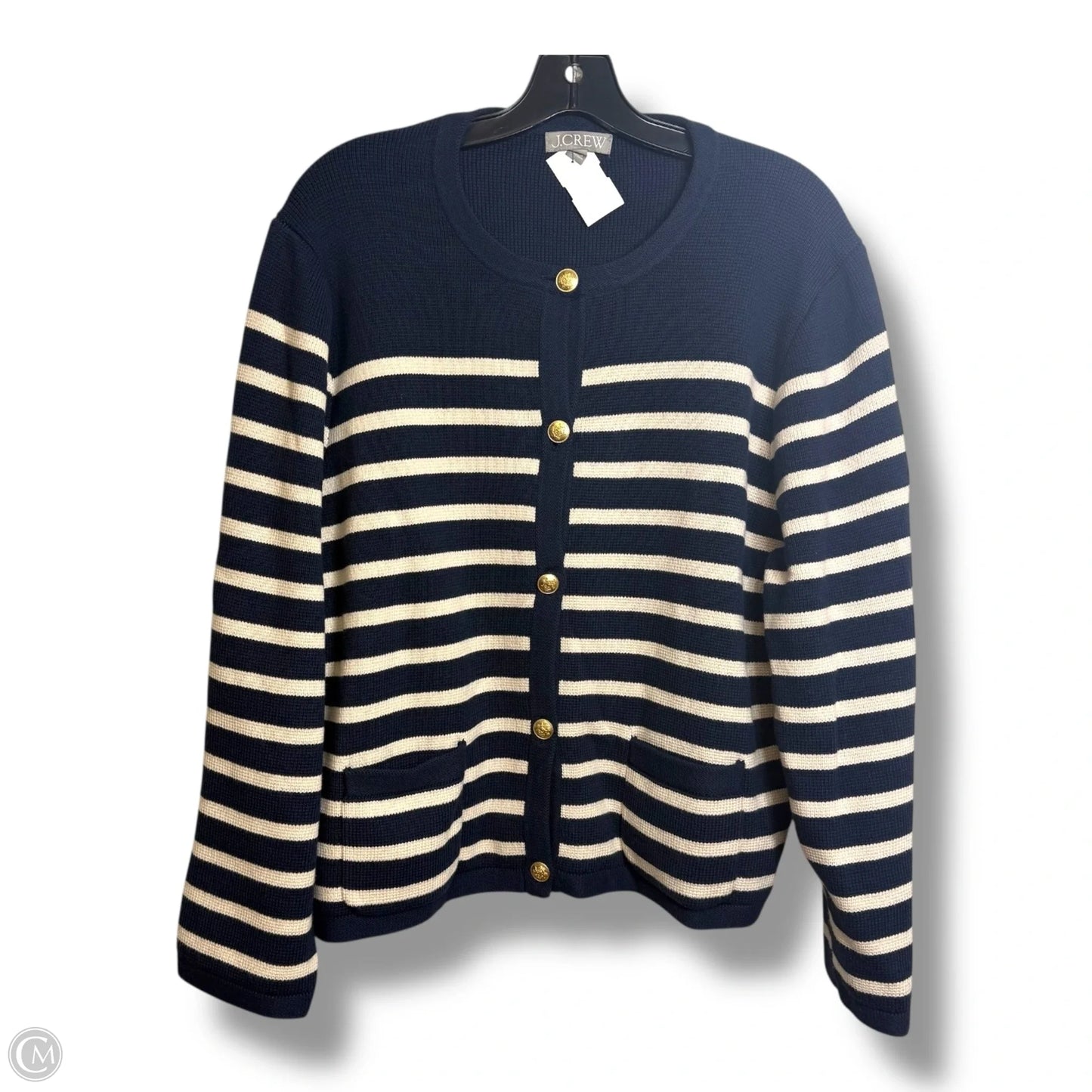 Sweater By J. Crew In Striped Pattern, Size: 2x