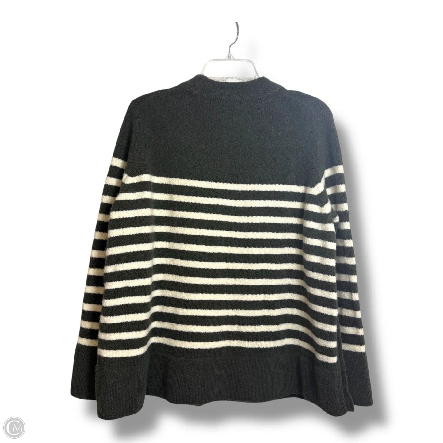 Evergreen and Ivory Stripe Bonnie Sweater By Tuckernuck In Striped Pattern, Size: Xxl
