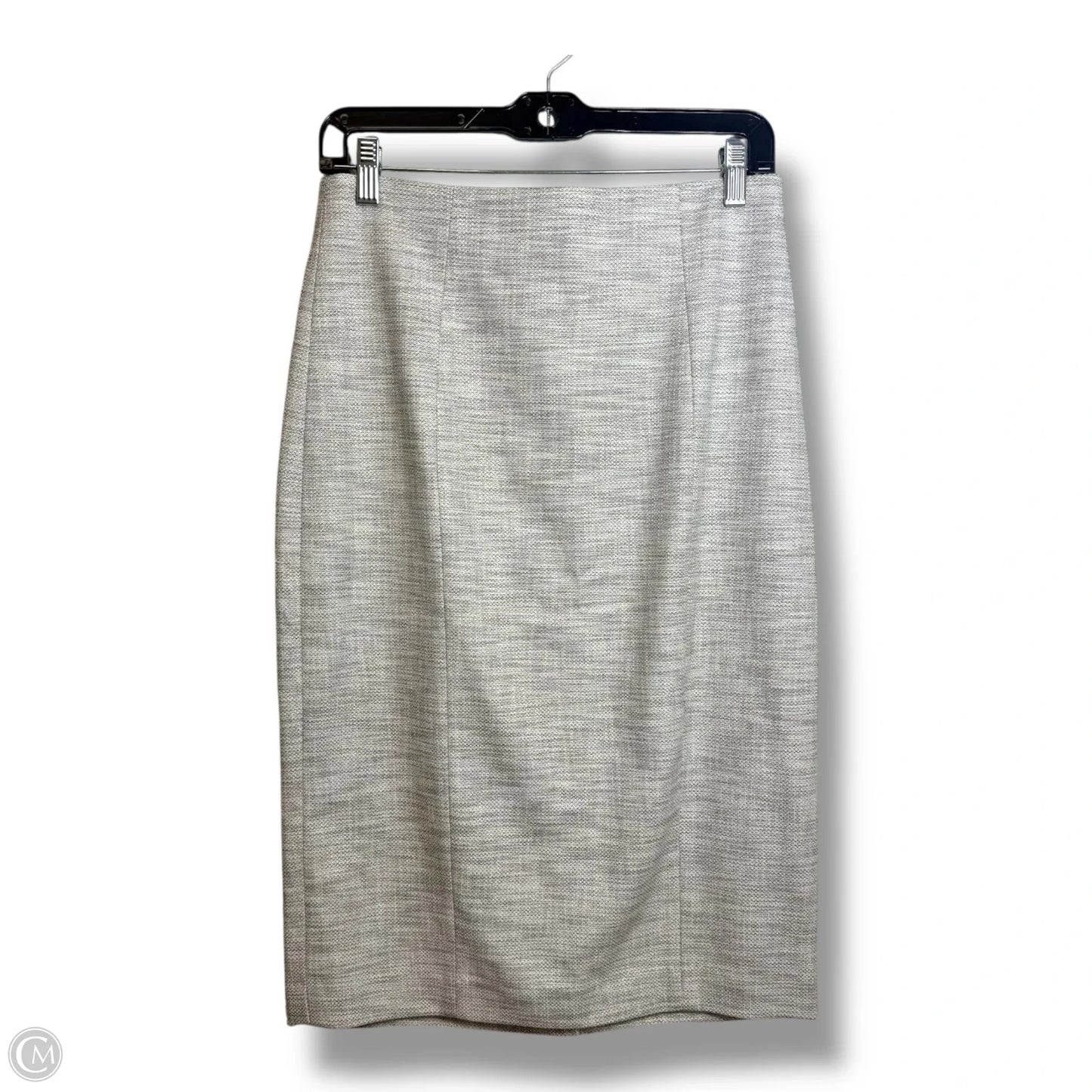 Skirt Midi By Banana Republic In Grey, Size: 8