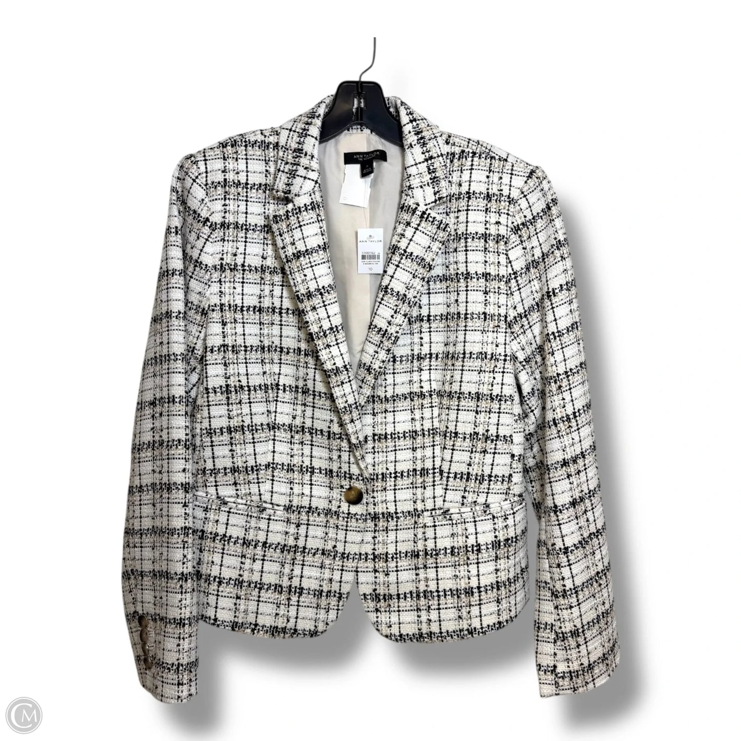 Blazer By Ann Taylor In Multi-colored, Size: 10