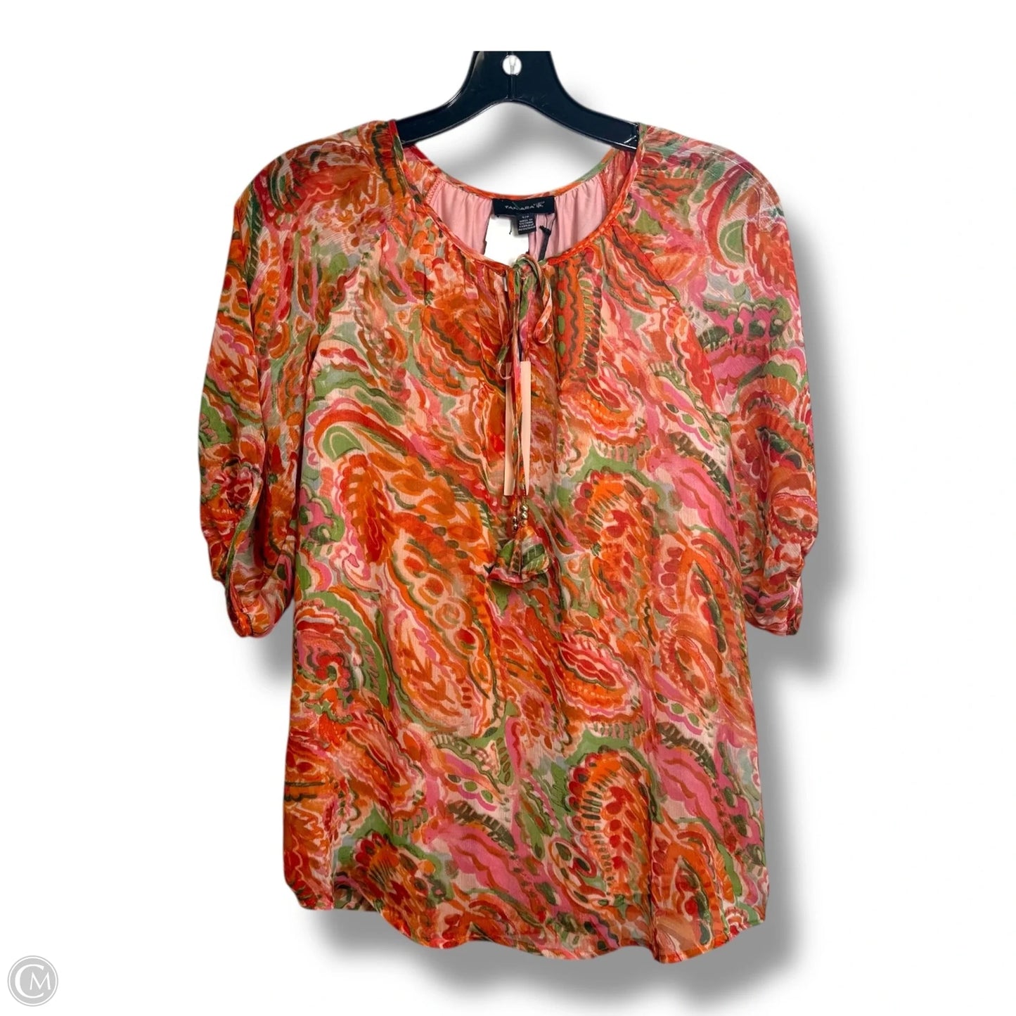 Top 3/4 Sleeve By Tamara H In Multi-colored, Size: S