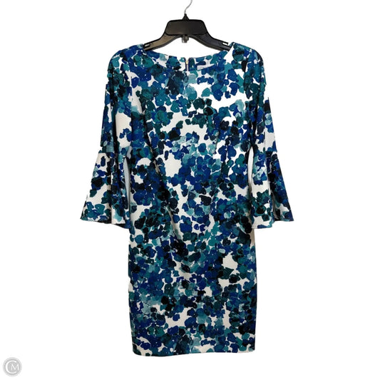 Dress Casual Midi By Calvin Klein In Multi-colored, Size: 8