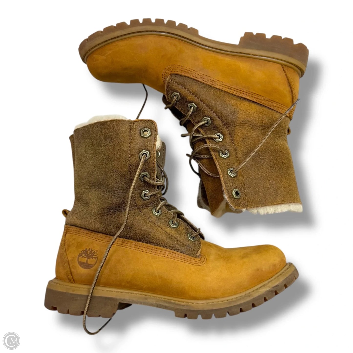 Boots Ankle Flats By Timberland In Brown, Size: 7