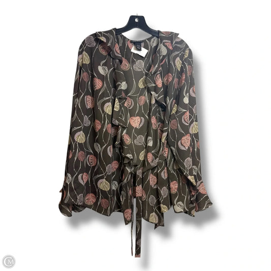 Top Short Sleeve By Lane Bryant In Multi-colored, Size: 26