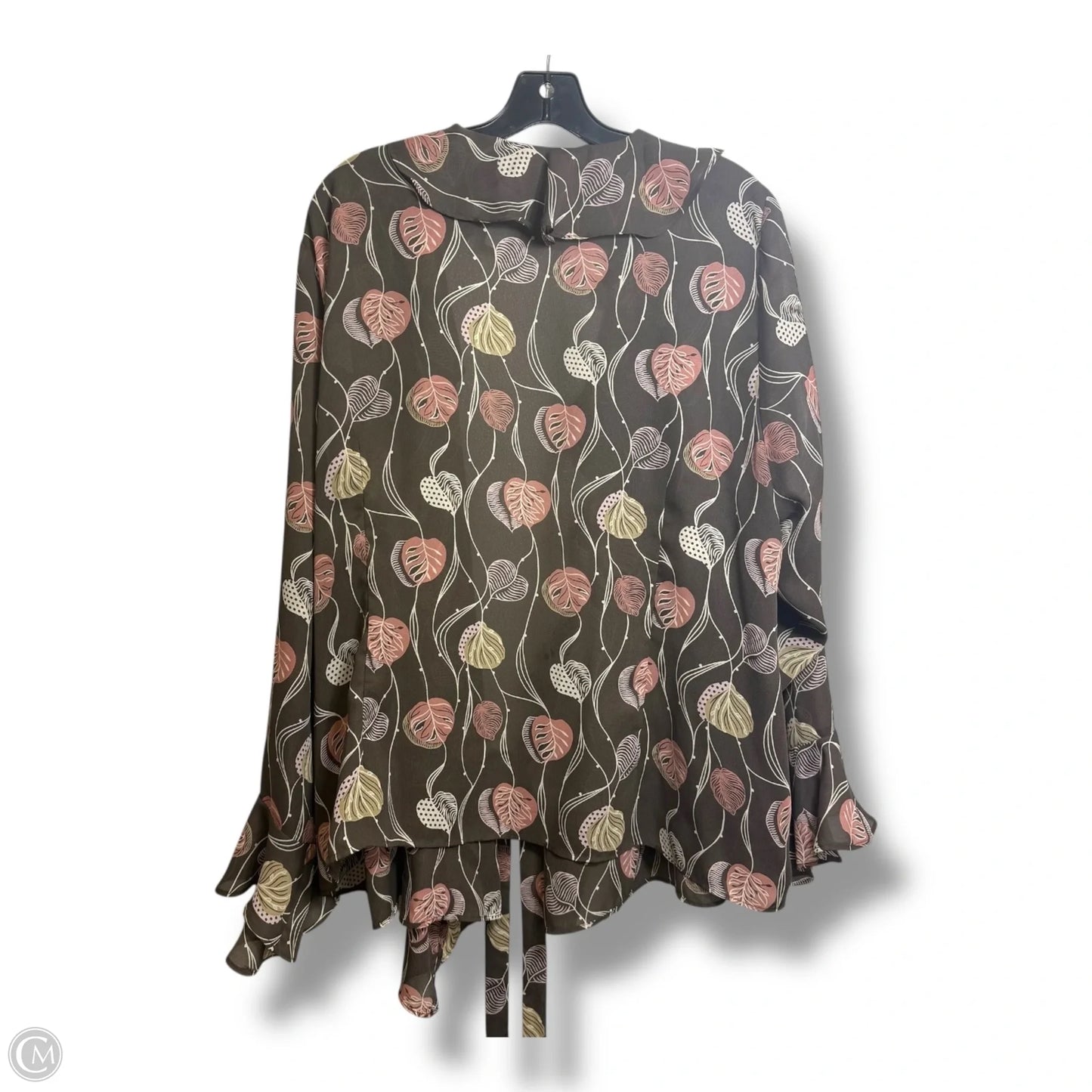 Top Short Sleeve By Lane Bryant In Multi-colored, Size: 26