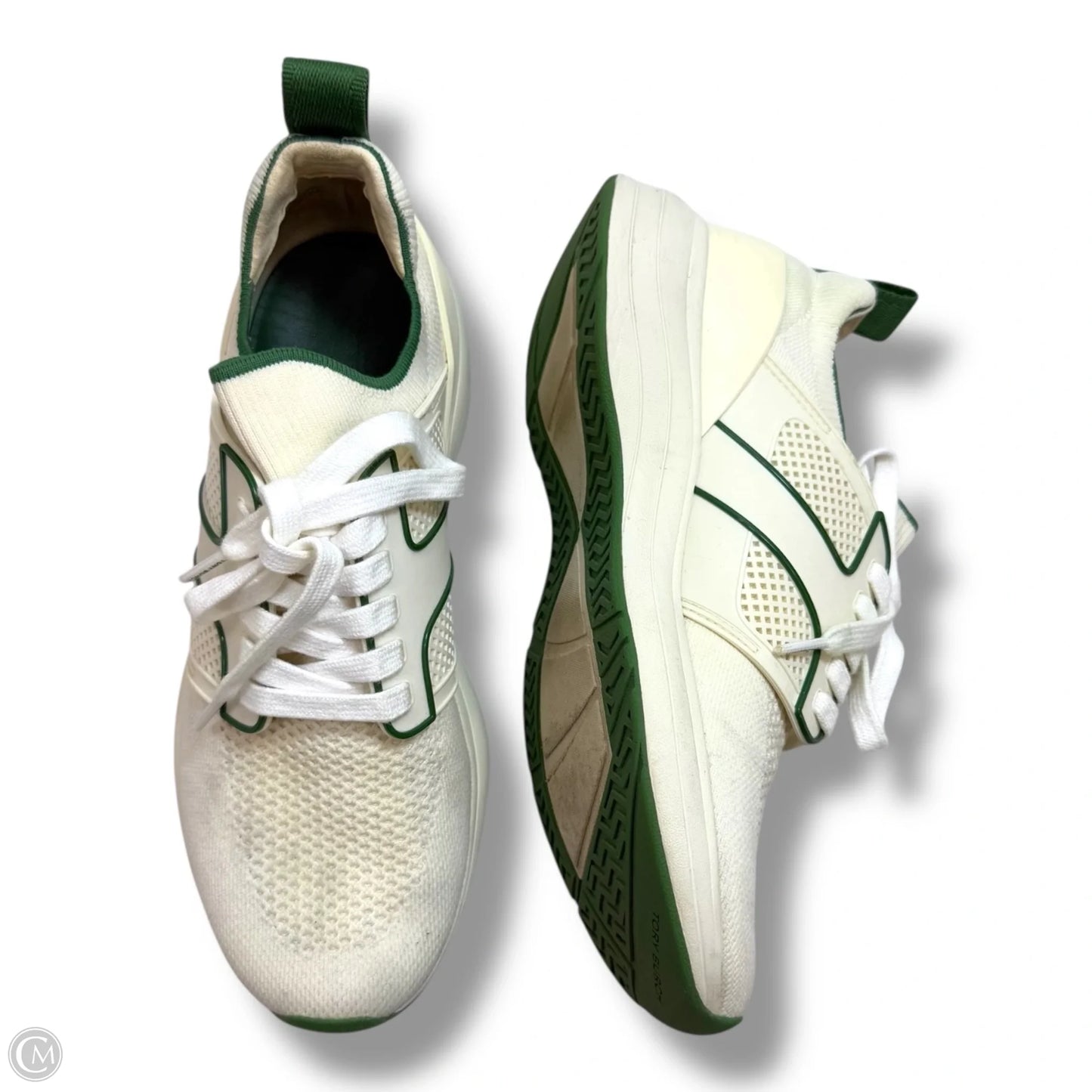 Shoes Designer By Tory Burch In White, Size: 9.5