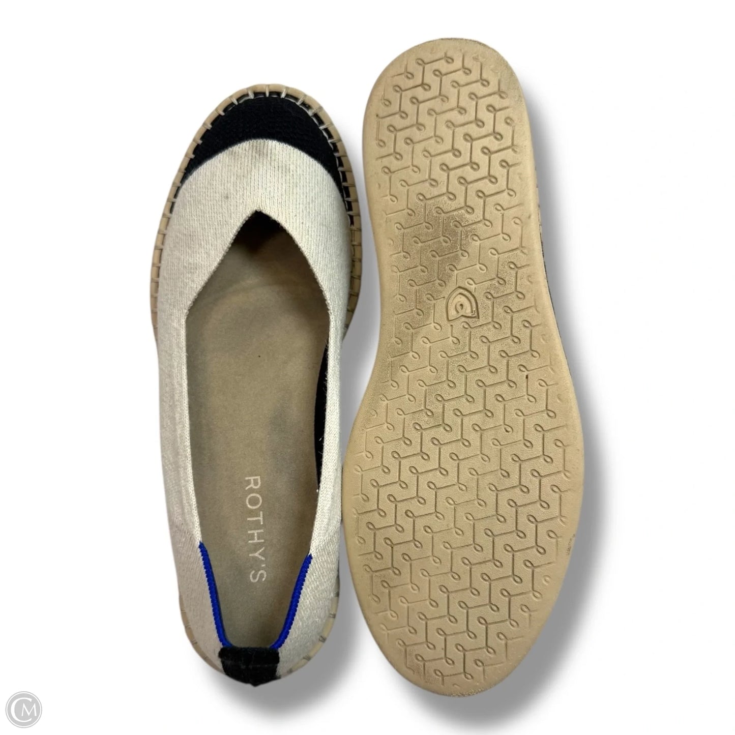 Shoes Flats By Rothys In Cream, Size: 9.5