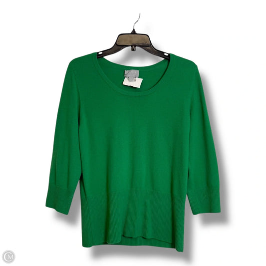 Cashmere Sweater By Clothes Mentor In Green, Size: 8