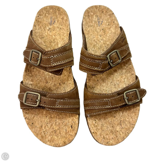 Sandals Flats By L.l. Bean In Brown, Size: 8