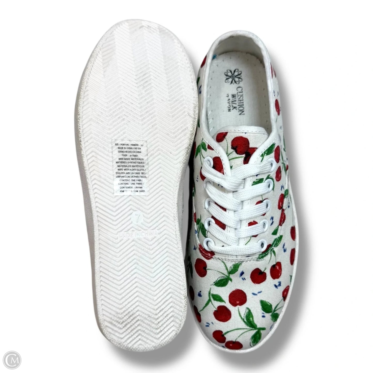 Shoes Sneakers By Avon In Multi-colored, Size: 7