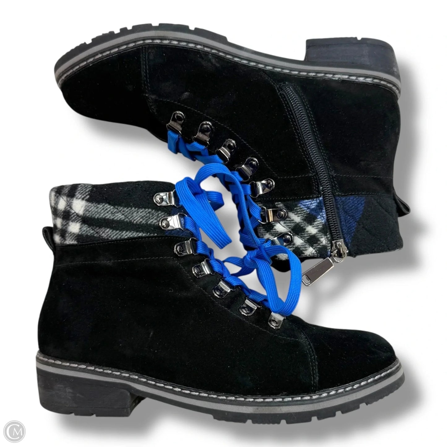 Boots Ankle Flats By Blondo In Black, Size: 8