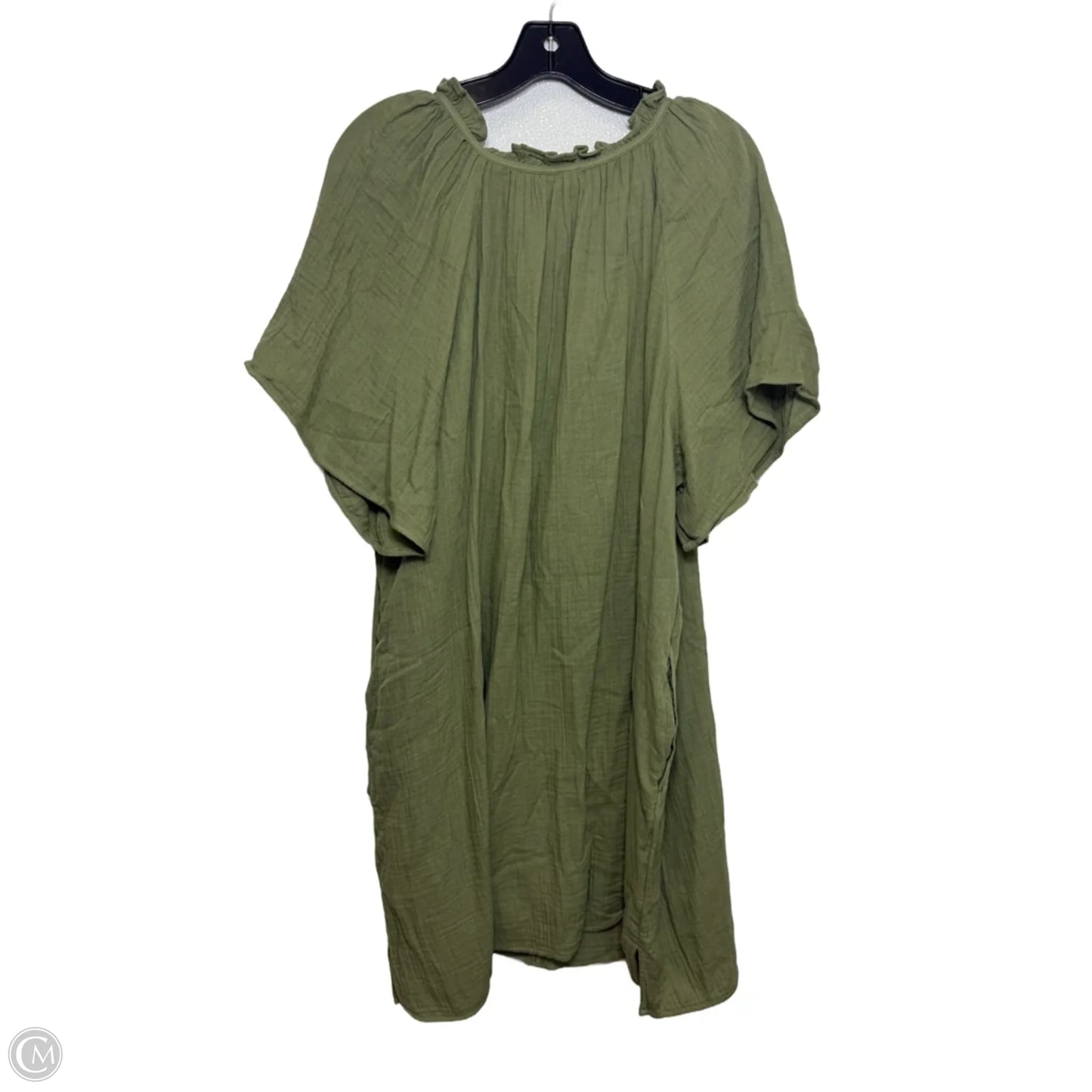 Dress Casual Midi By Old Navy In Green, Size: Xxl