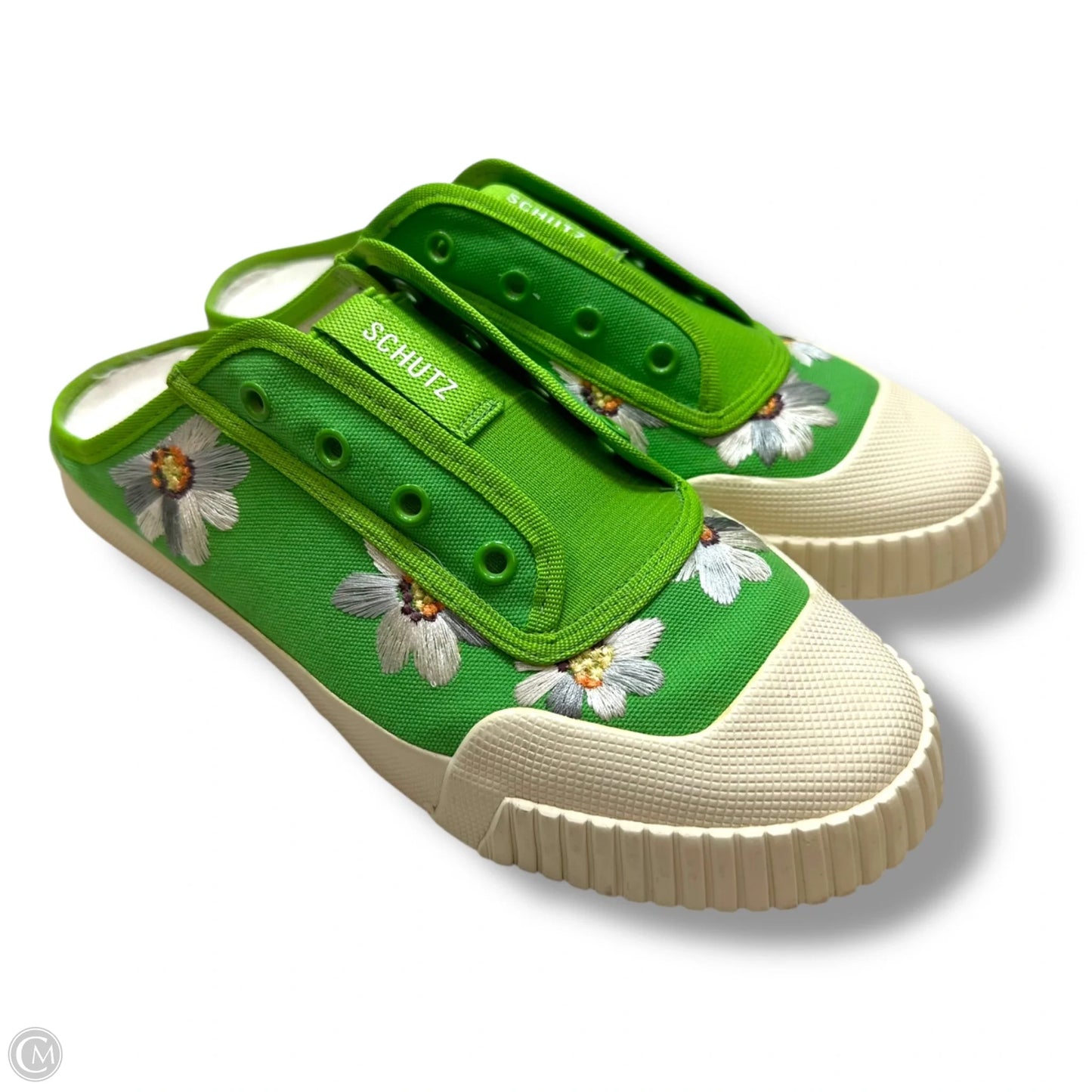 Shoes Sneakers By Schutz In Green, Size: 7.5