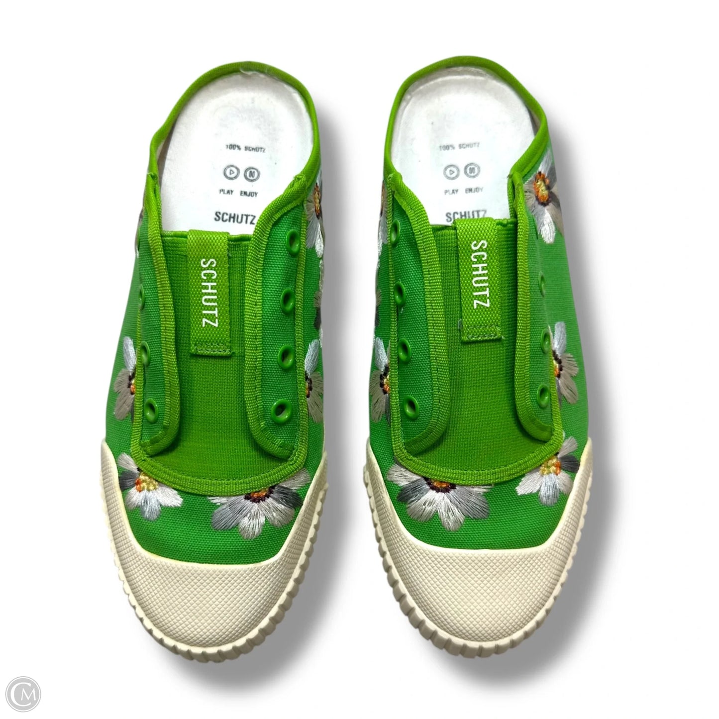 Shoes Sneakers By Schutz In Green, Size: 7.5
