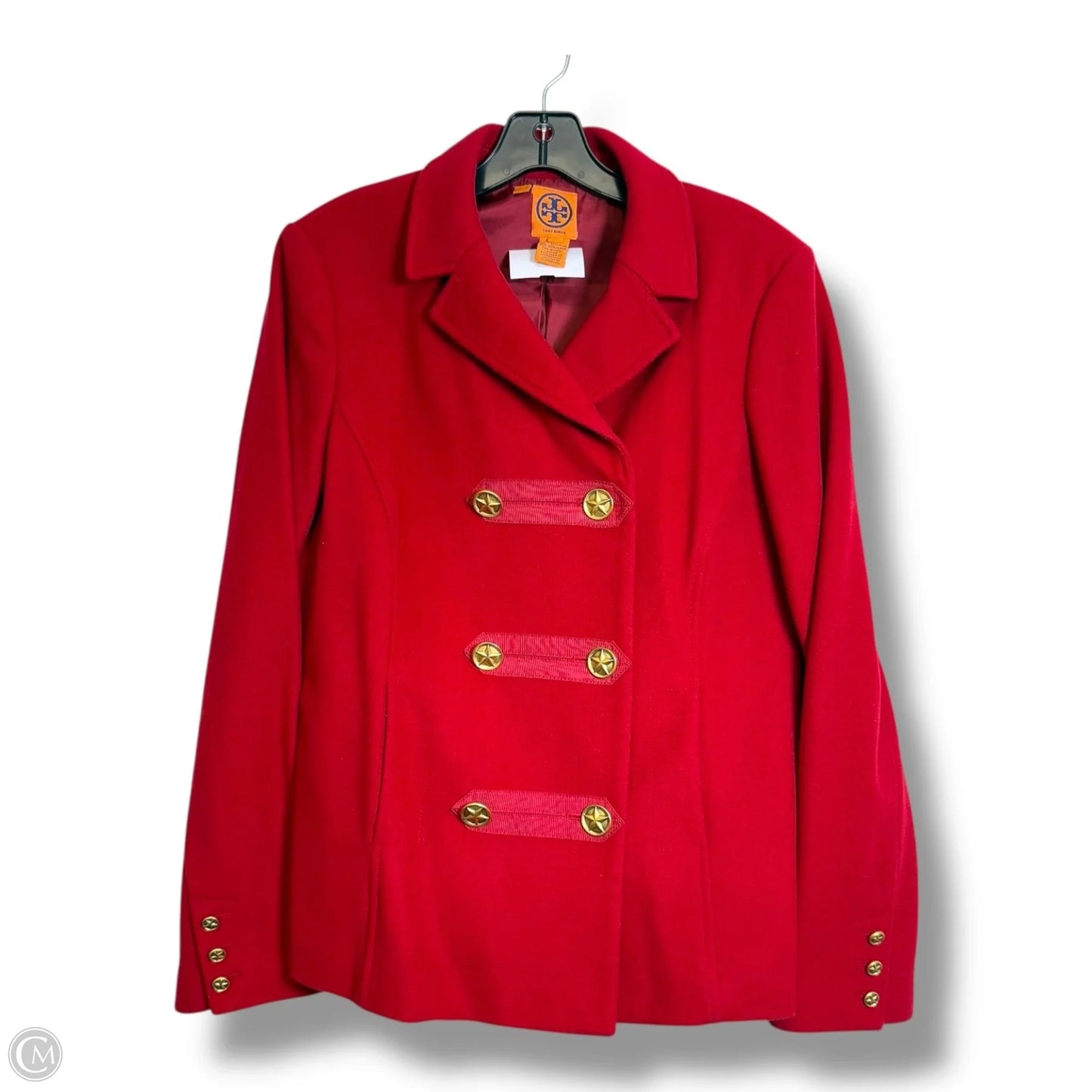 Coat Designer By Tory Burch In Red, Size: 12