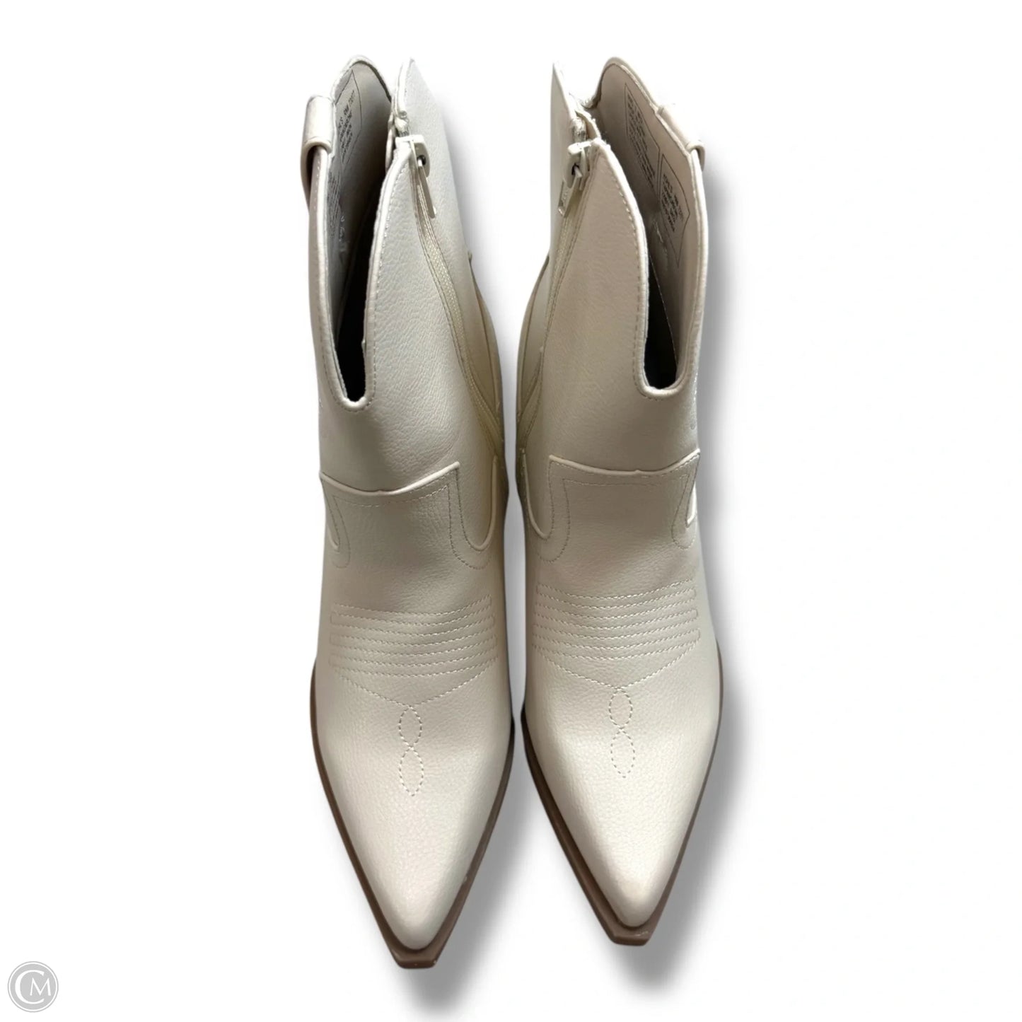 Boots Western By So In Cream, Size: 9