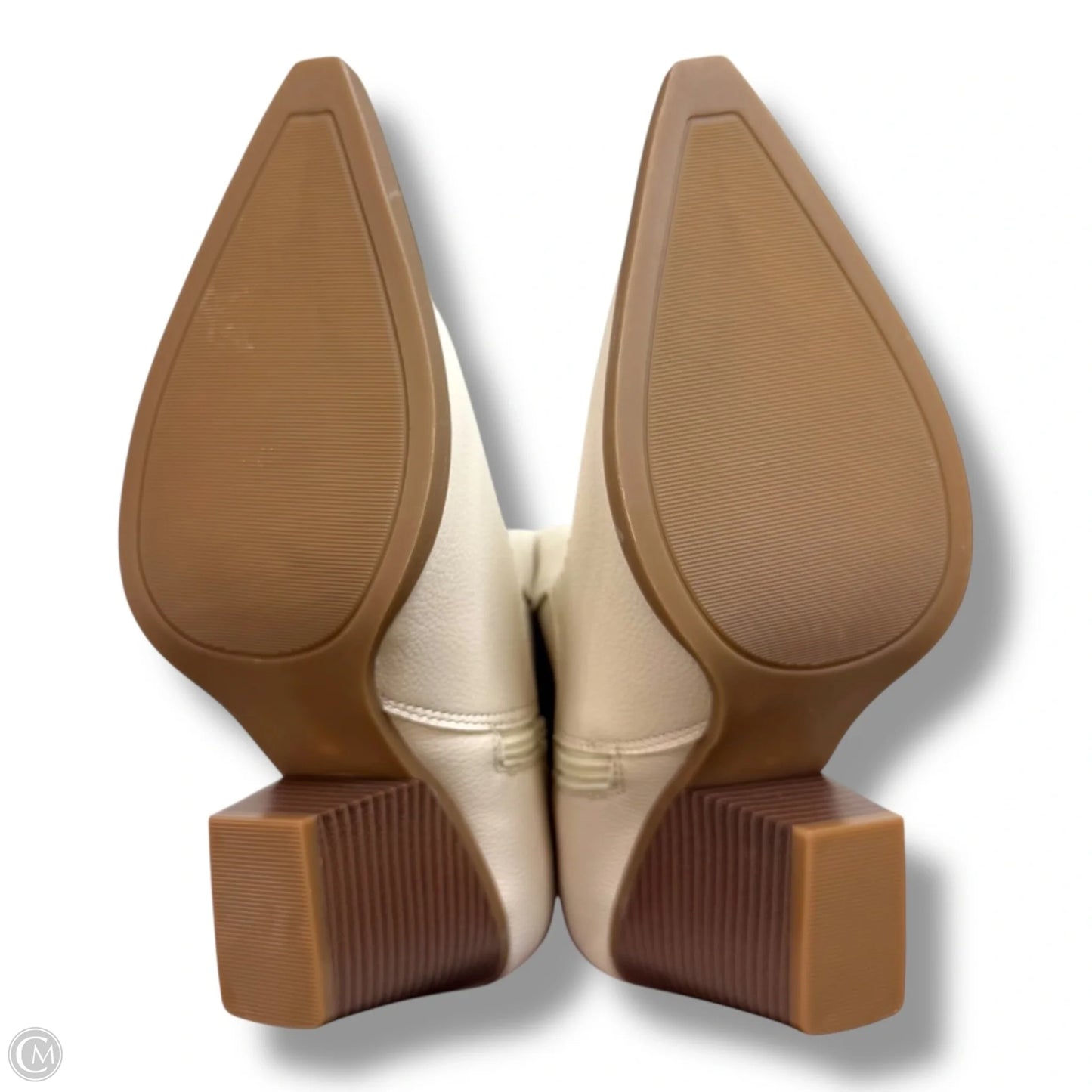 Boots Western By So In Cream, Size: 9